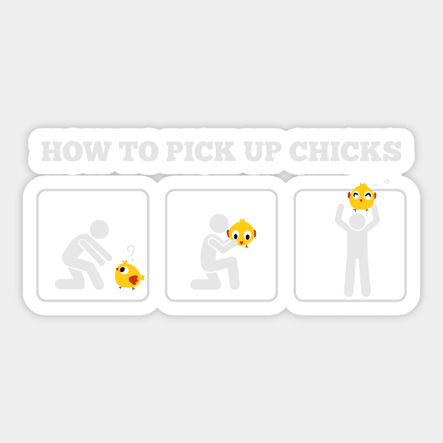 Real Pick Up Artist - How to pick up Chicks Sticker by Quentin1984